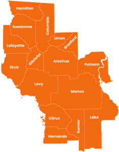 Service Area Map – Aging Resources
